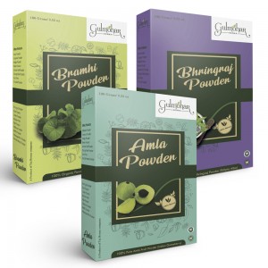 Amla Brahmi and bhringraj Powder