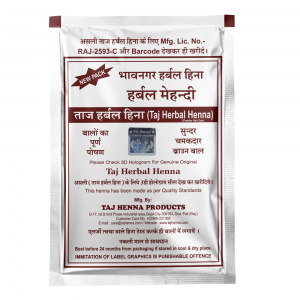 Taj bhavnagar Herbal henna Brown 1 pc