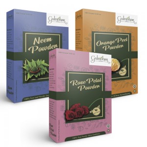 Neem, Orange, Rose Powder