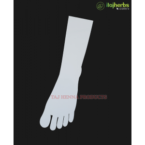 Taj 3mm Reusable Acrylic Leg for Mehandi Practice Use Both Side 1 Pc