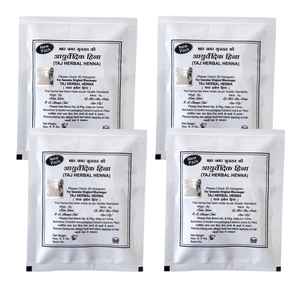 Taj Herbal henna 4 Pcs