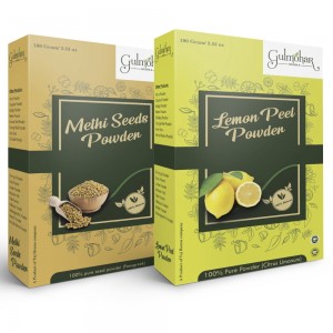 methi and lemon peel powder
