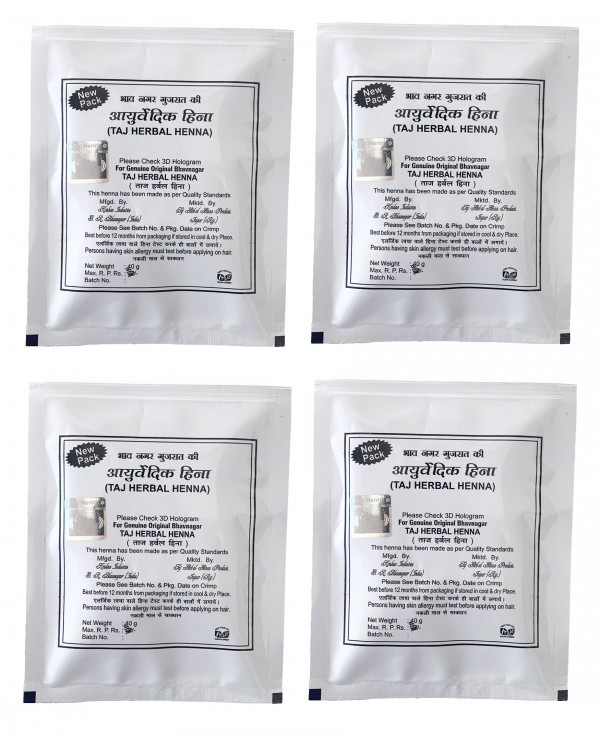 Taj Herbal henna 4 Pcs