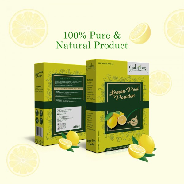 100% Pure Lemon Peel Powder