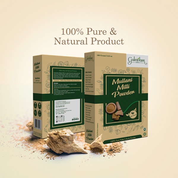Gulmohar Multani (Bentonite Clay) Powder 