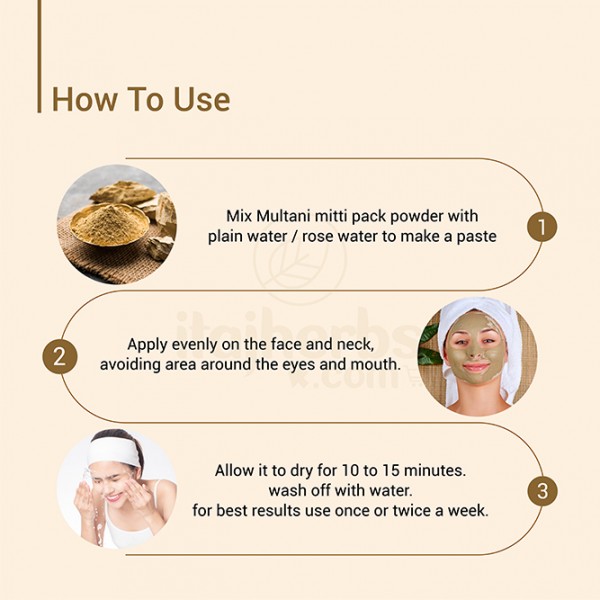 How to use Multani Mitti Powder for Face