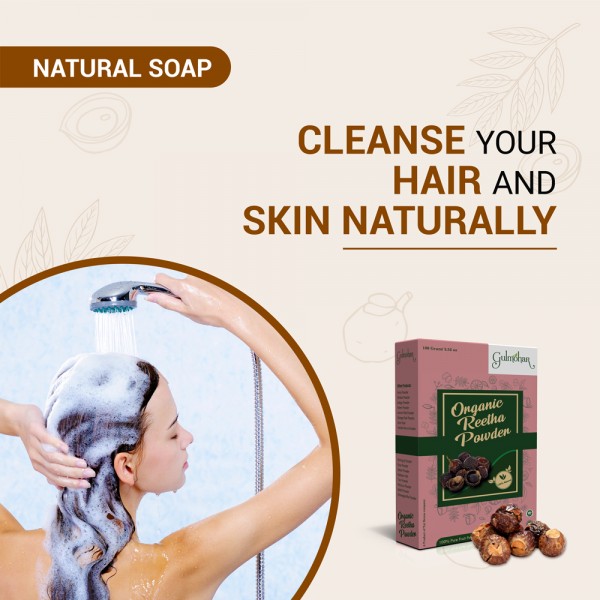 Reetha as natural soap